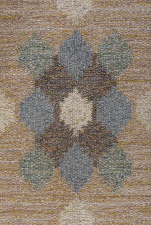 Antique Rollaken Area Rug (5' x 8')